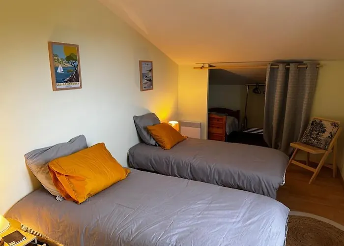 T4 En Duplex, Vue Et Piscine 아파트 바뉼쉬르메르